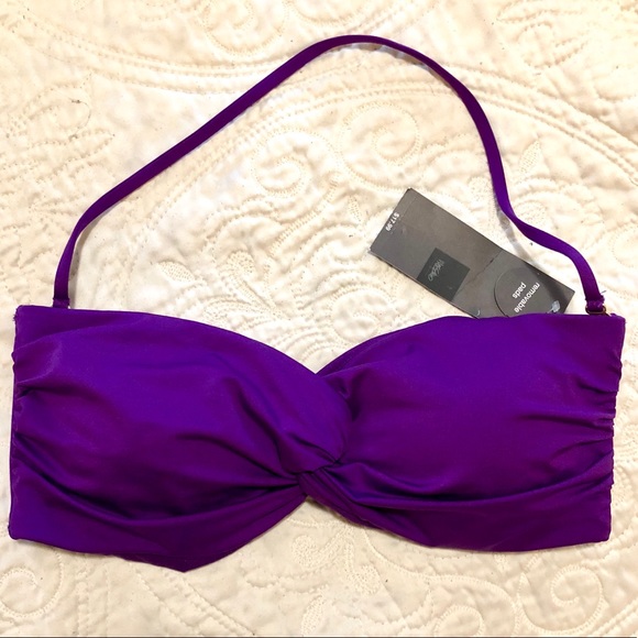 Mossimo Supply Co. Other - NWT Bikini Swim Suit Top Purple SZ L